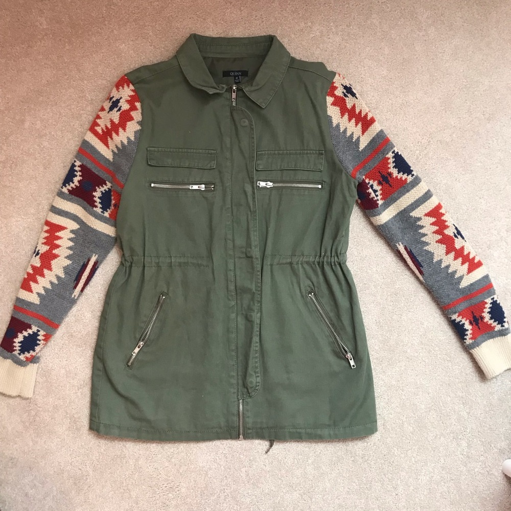 Army green jacket